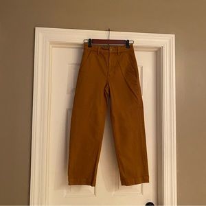 Everlane tan cropped straight regular pants Size 2